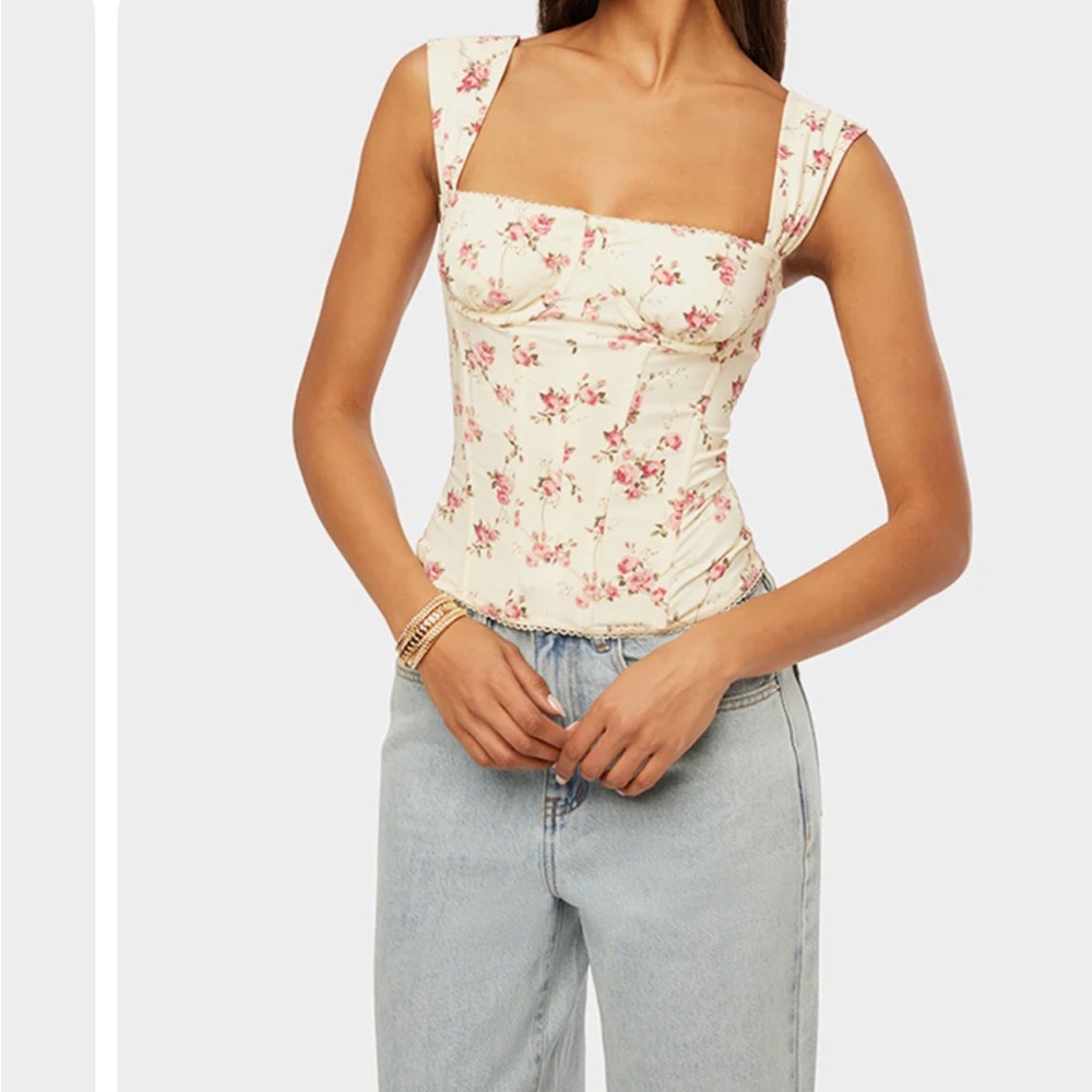 WeWoreWhat corset top